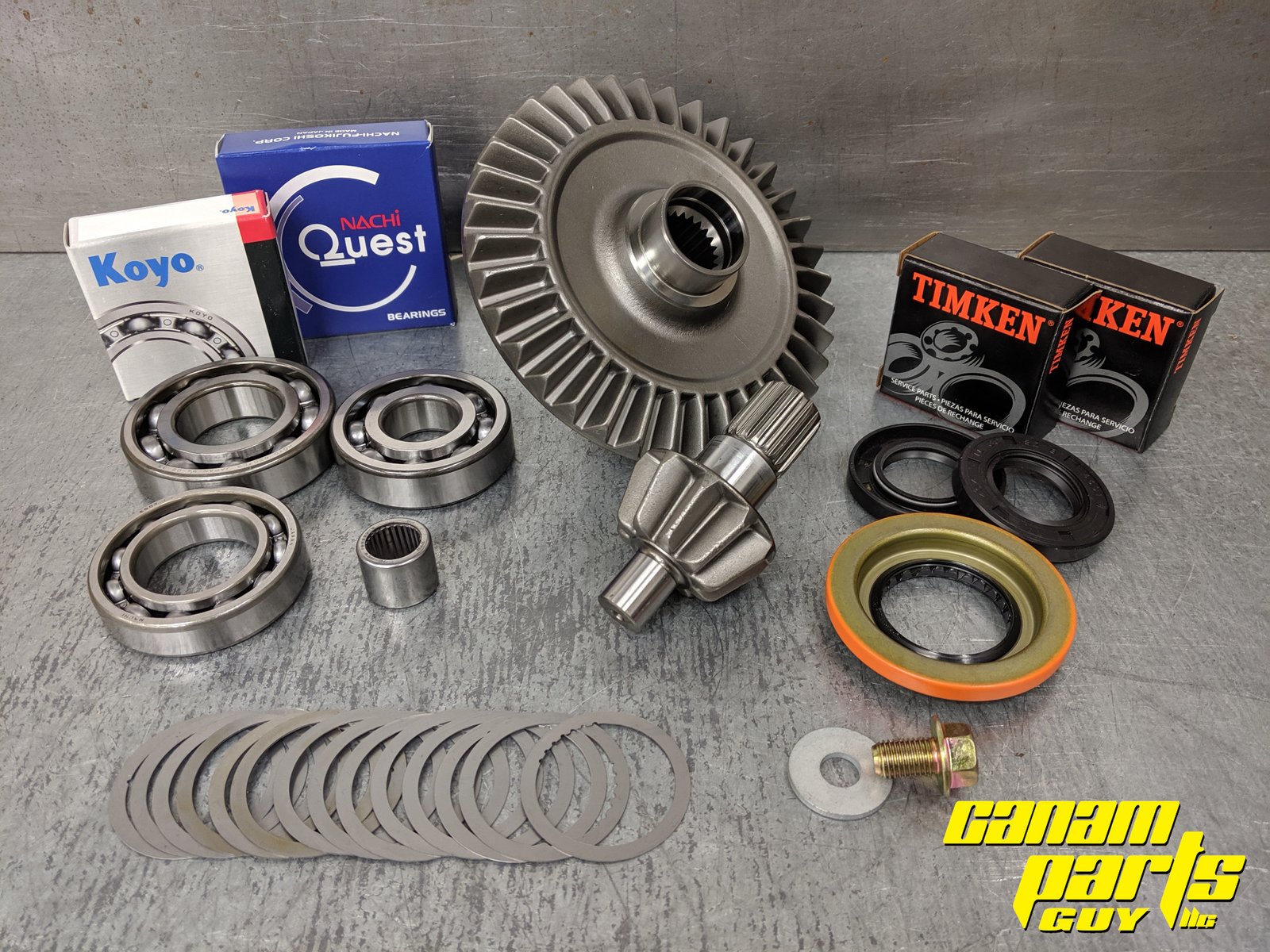 New OEM Standard G2 Rear Differential Rebuild Kit 1652