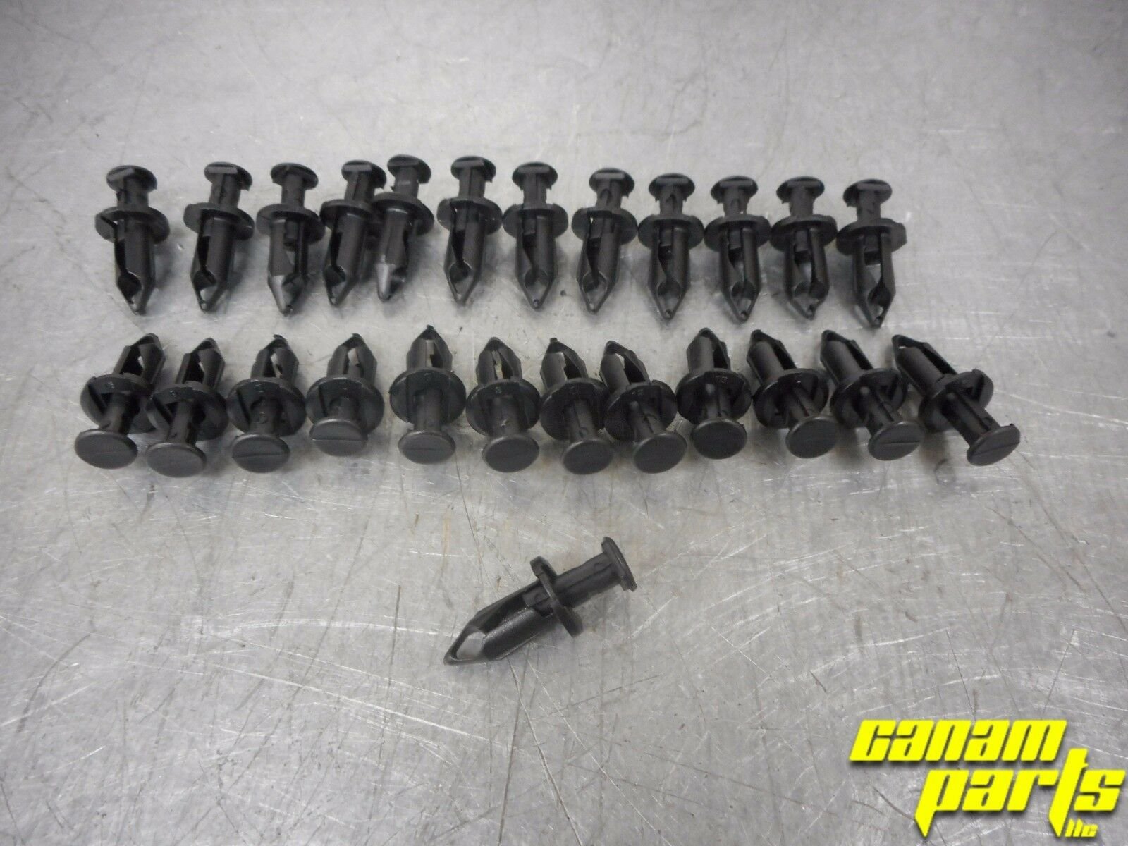 25 Plastic Fender Rivets Clips ATV UTV