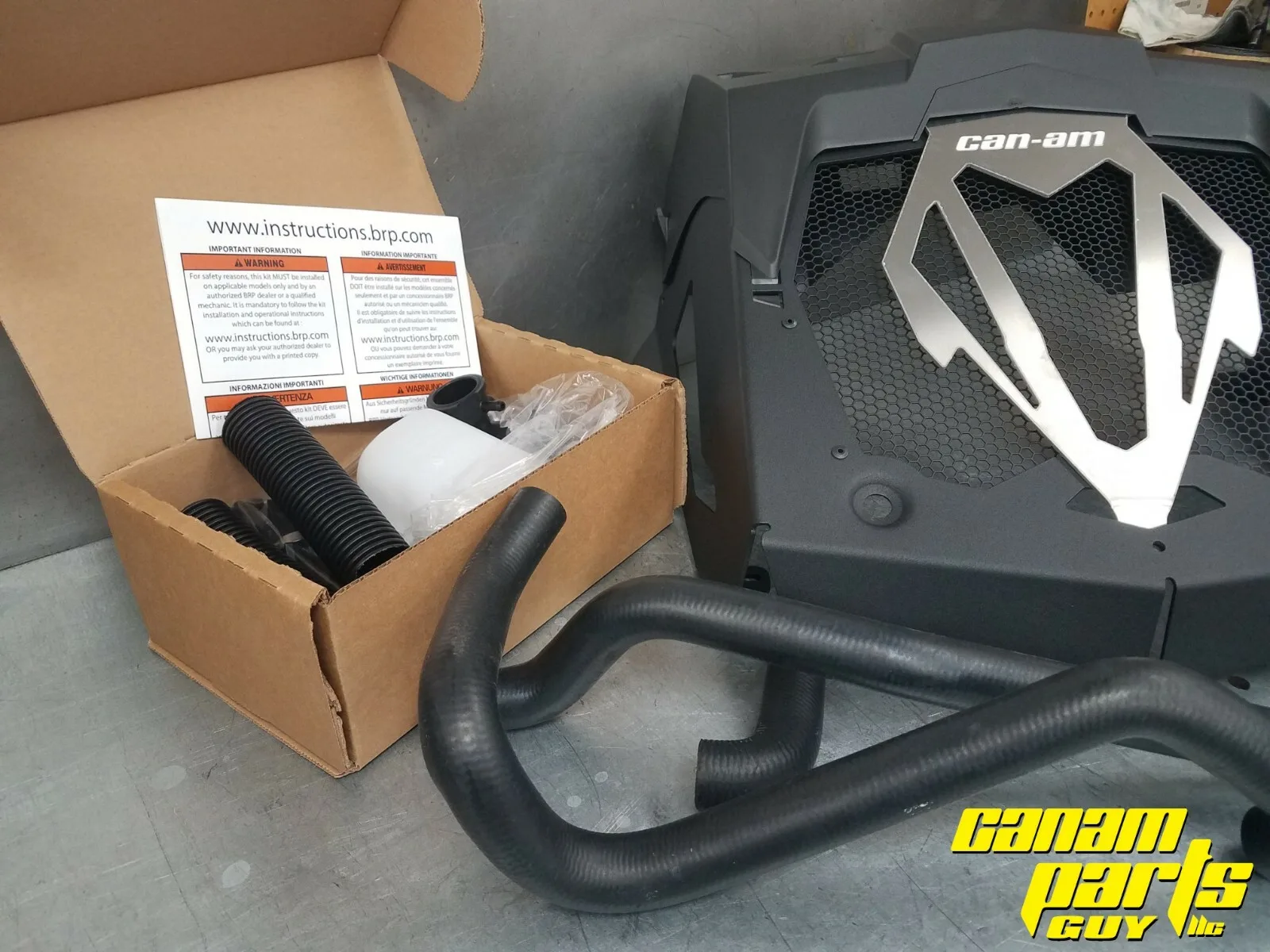 NEW OEM G2 G2L Outlander Radiator Relocation Kit - Image 3