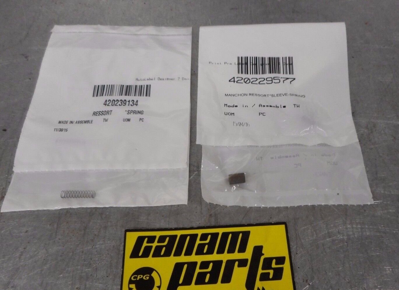 New OEM Sleeve Spring Set Primary Button Kit