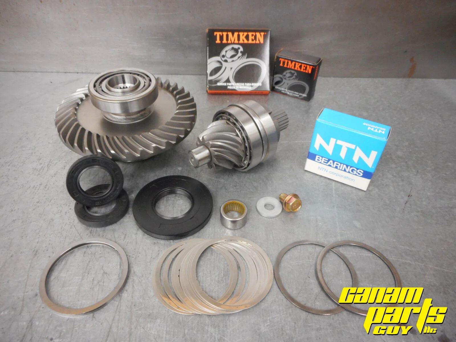 800/850/1000 XMR Ring and Pinion Gear Rebuild Kit With Bearings and Seals