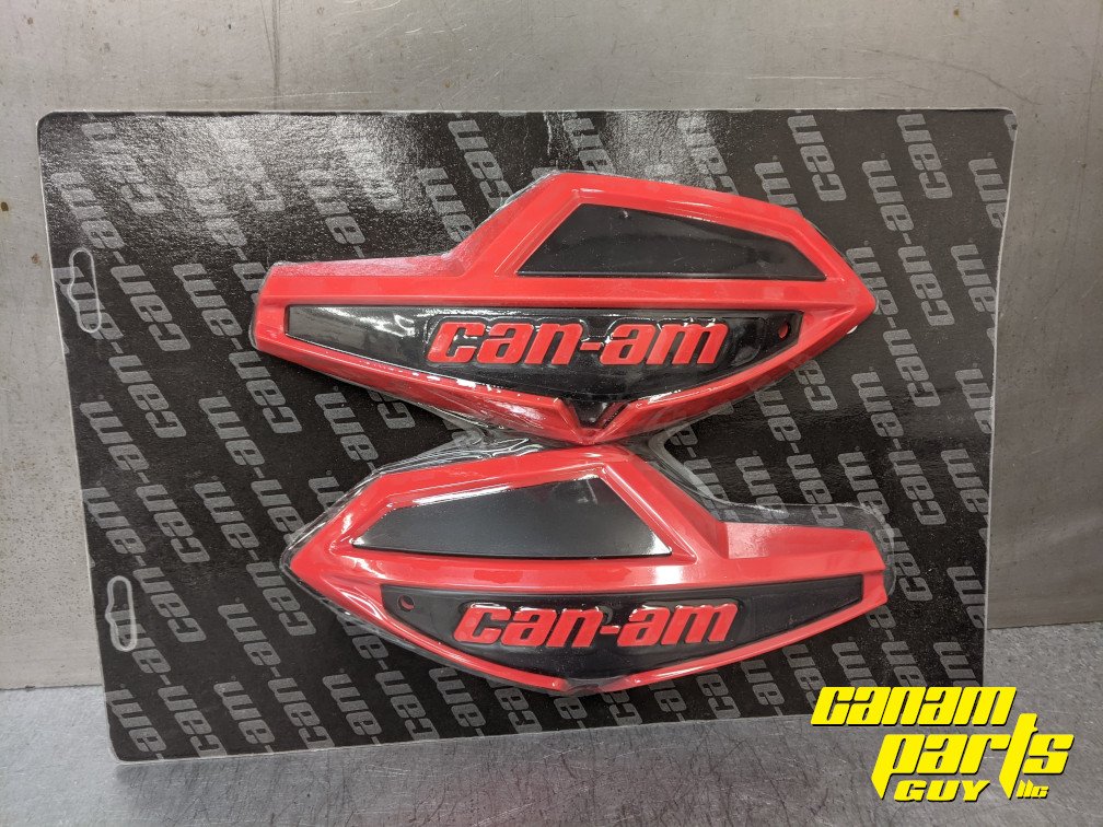 Red-Black Handlebar Wind Deflector
