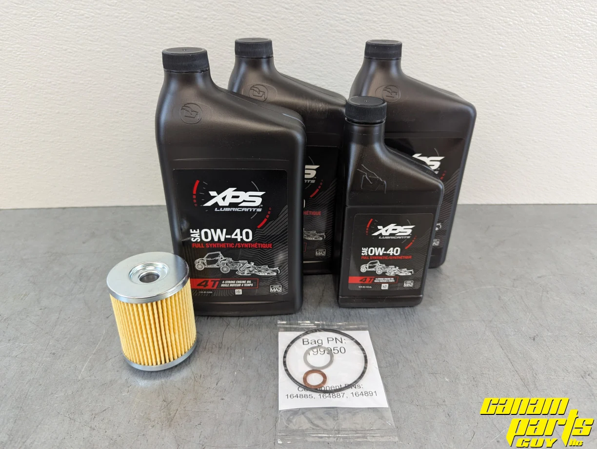 NEW OEM FULL SYNTHETIC 0W-40 Oil change kit for Rotax 450 cc or less