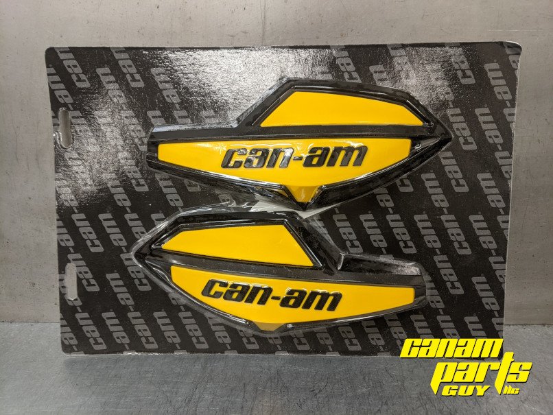 Black-Yellow Handlebar Wind Deflector