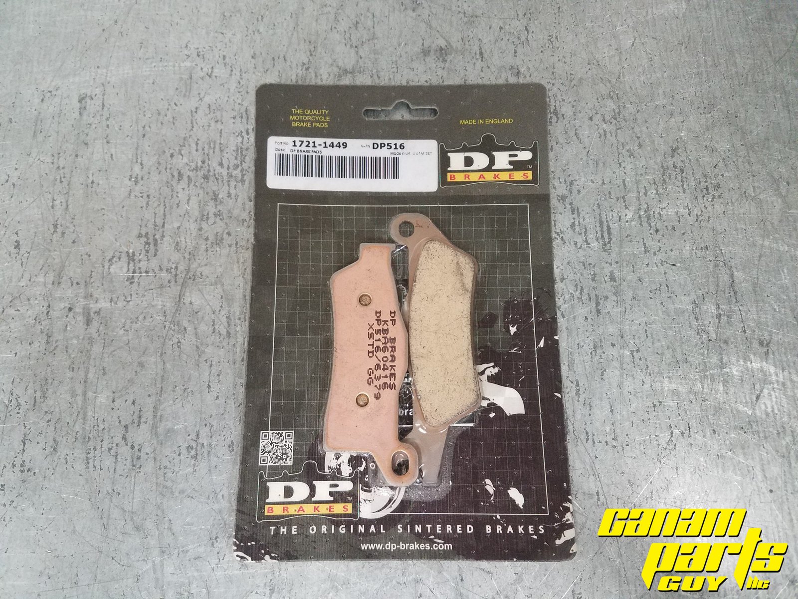 NEW DP516 Brake Pad Set G2 ATV Right Side