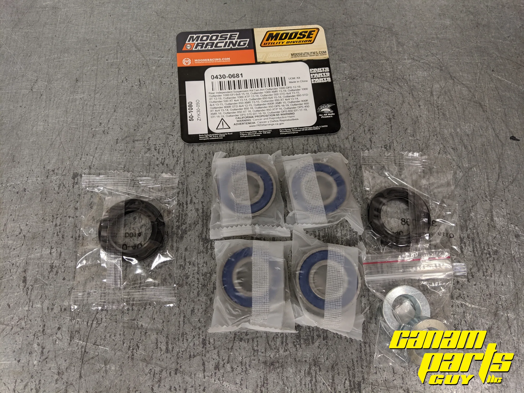 Moose Racing G2 Rear trailing arm Bearing Kit