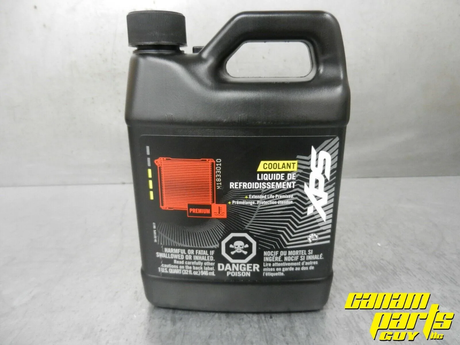 NEW OEM BRP Pre-Mixed Antifreeze Coolant Quart Orange
