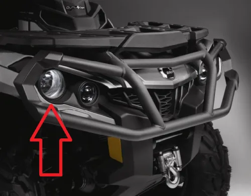 NEW OEM G2 ATV Low Beam Headlight - Image 8