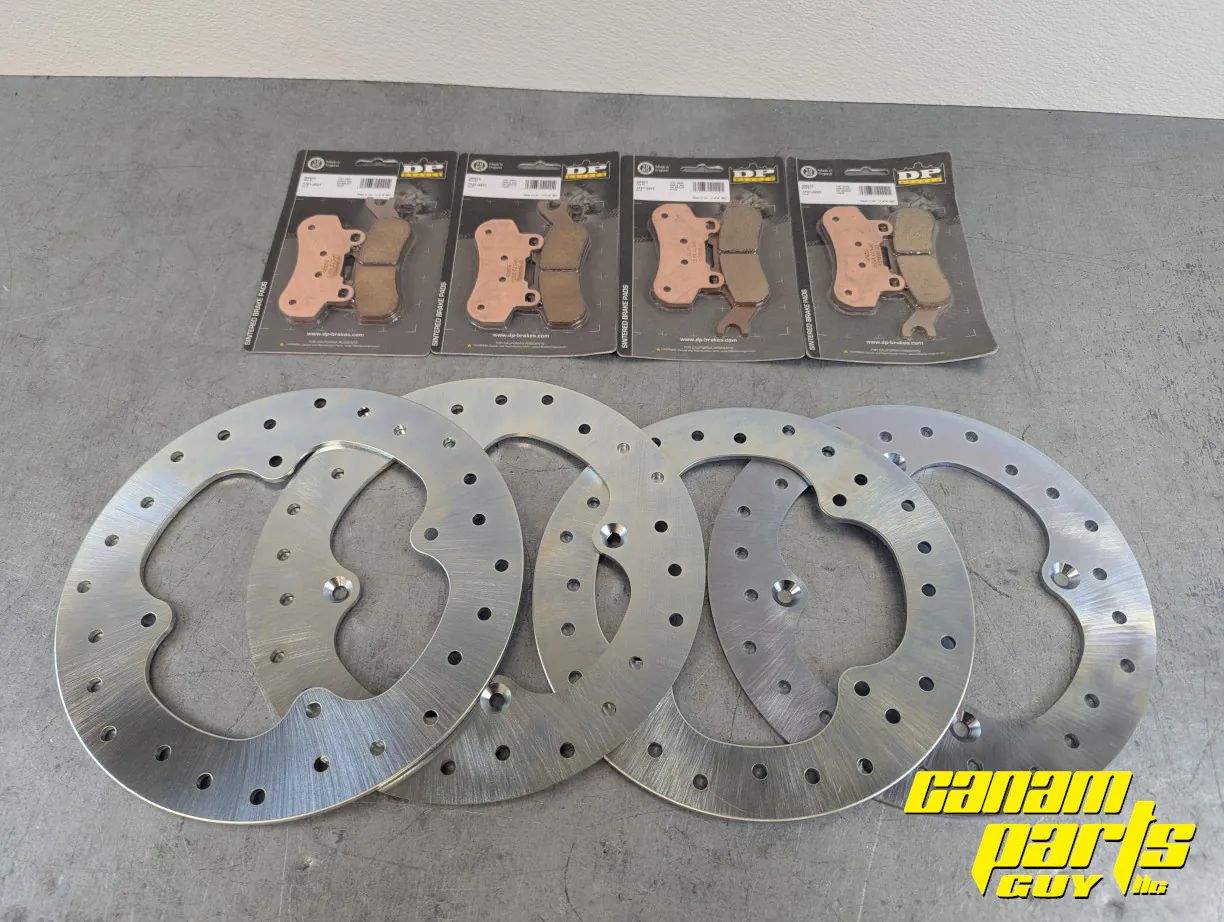 NEW Maverick X3 Brake DP Pad & OEM Rotor Kit